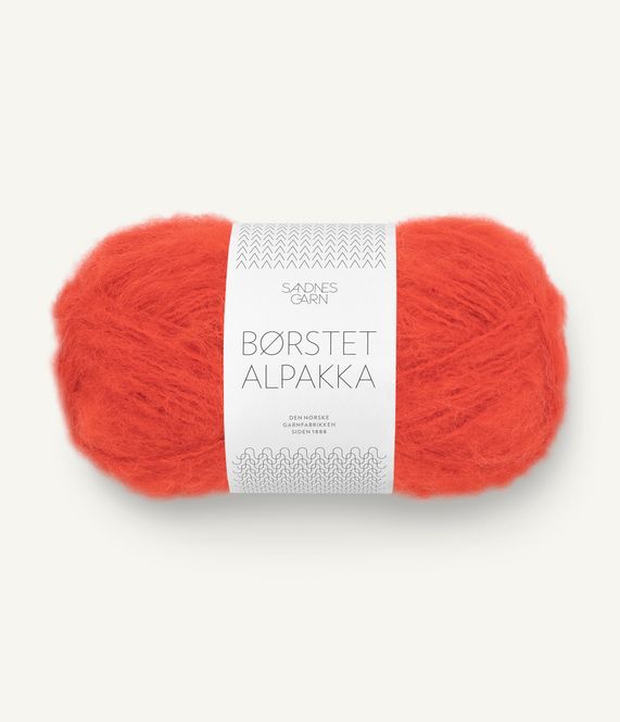 Hovedbilde Børstet Alpakka 3819 Spicy Orange